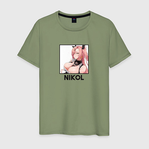 Мужская футболка Hot Nikol Zenless Zone Zero / Авокадо – фото 1