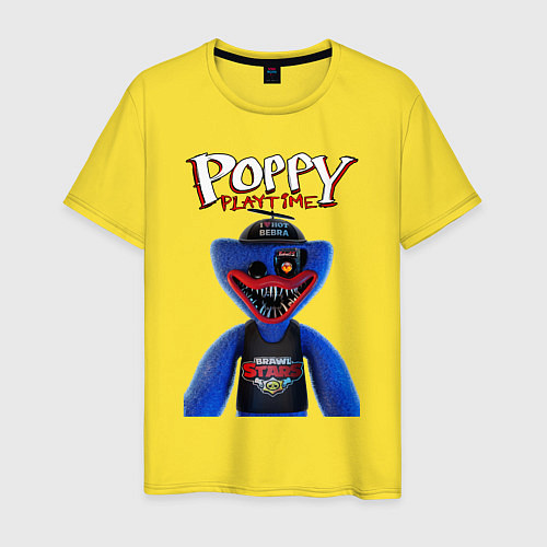 Мужская футболка Poppy - Playtime / Желтый – фото 1