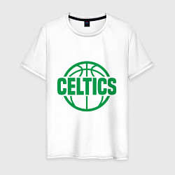Футболка хлопковая мужская Celtics Baller, цвет: белый