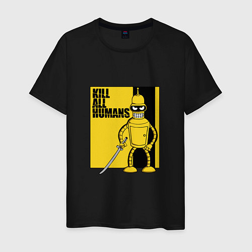 Мужская футболка Bender - Kill Bill / Черный – фото 1