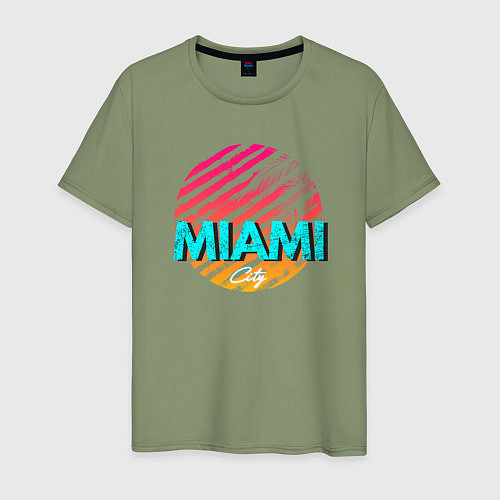 Мужская футболка Майами Флорида / Авокадо – фото 1