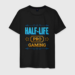 Футболка хлопковая мужская Игра Half-Life PRO Gaming, цвет: черный