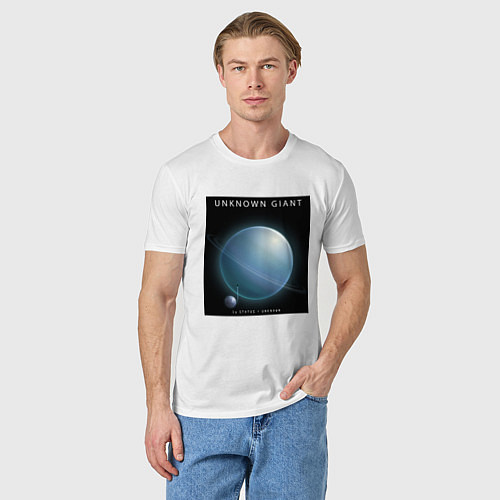 Мужская футболка Unknown Giant Неизвестный Гигант Space collections / Белый – фото 3