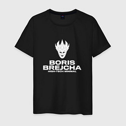 Футболка хлопковая мужская Boris Brejcha High Tech Minimal, цвет: черный