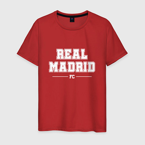 Мужская футболка Real Madrid Football Club Классика / Красный – фото 1