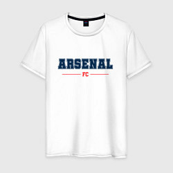 Футболка хлопковая мужская Arsenal FC Classic, цвет: белый