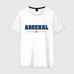 Футболка хлопковая мужская Arsenal FC Classic, цвет: белый