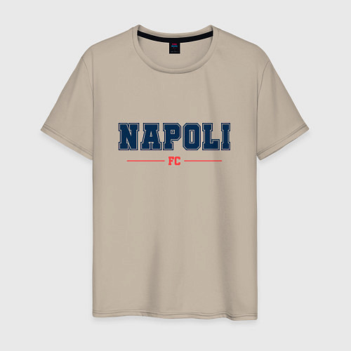 Мужская футболка Napoli FC Classic / Миндальный – фото 1