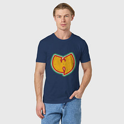 Футболка хлопковая мужская Wu-Tang Colors, цвет: тёмно-синий — фото 2