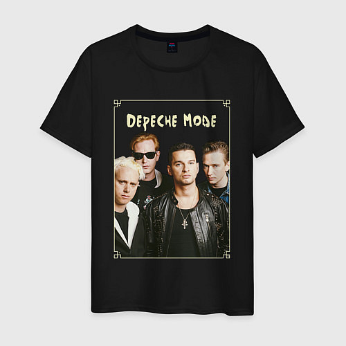 Мужская футболка Keep Calm and Enjoy the Silence - Depeche Mode / Черный – фото 1