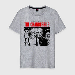Футболка хлопковая мужская Sus 50 mejores canciones - The Cranberries, цвет: меланж