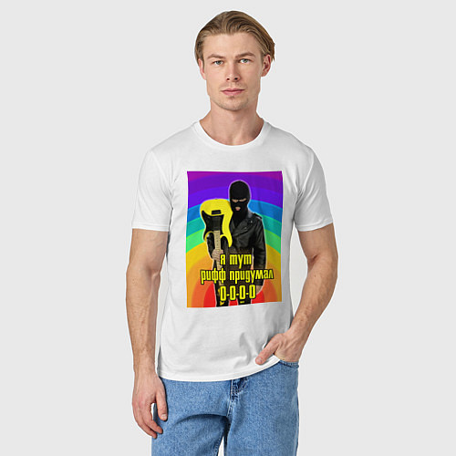 Мужская футболка Breakdown / Белый – фото 3