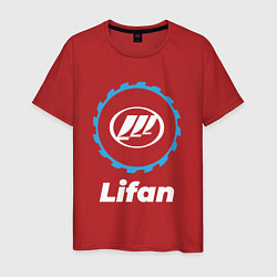 Футболка хлопковая мужская Lifan в стиле Top Gear, цвет: красный