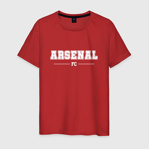 Мужская футболка Arsenal football club классика / Красный – фото 1