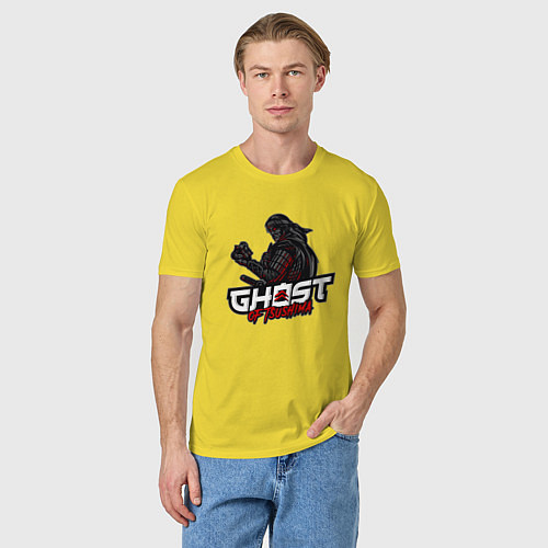 Мужская футболка Призрак Дзин / Желтый – фото 3
