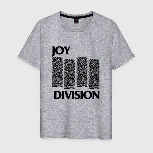 Мужская футболка Joy Division - rock / Меланж – фото 1