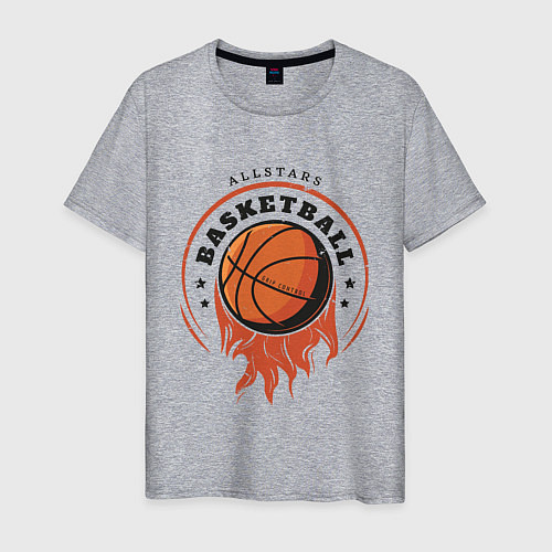 Мужская футболка Allstars Basketball / Меланж – фото 1
