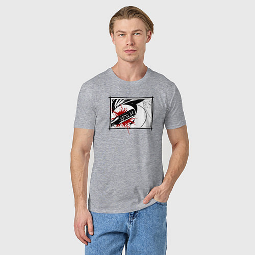 Мужская футболка Шлепок / Меланж – фото 3