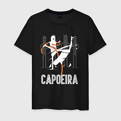 Футболка хлопковая мужская Capoeira - contactless combat, цвет: черный