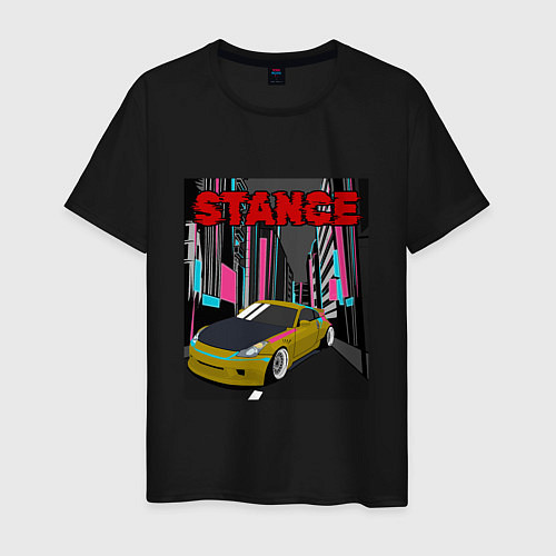 Мужская футболка Nissan 350z Stance / Черный – фото 1