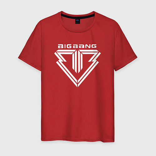 Мужская футболка Bigbang Фигура / Красный – фото 1