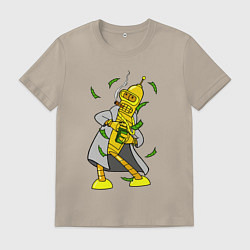 Футболка хлопковая мужская Golden Bender, цвет: миндальный