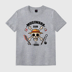 Футболка хлопковая мужская Mugiwara club, цвет: меланж