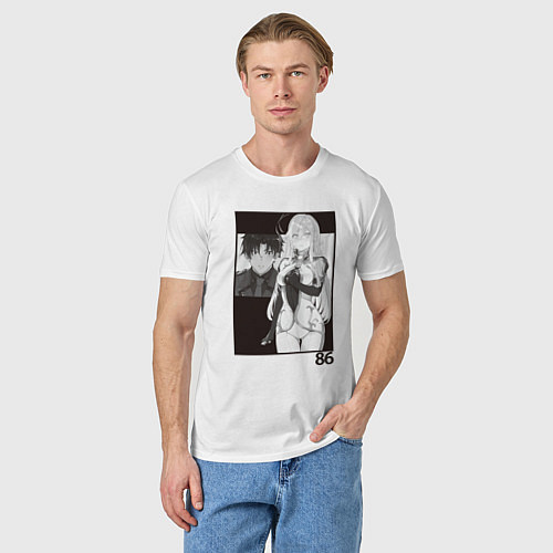 Мужская футболка Синъэй и Владилена арт - 86 / Белый – фото 3
