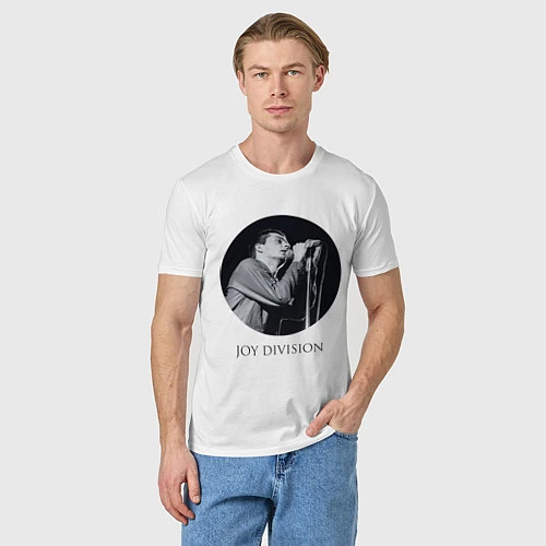 Мужская футболка Joy Division: Ian Curtis / Белый – фото 3