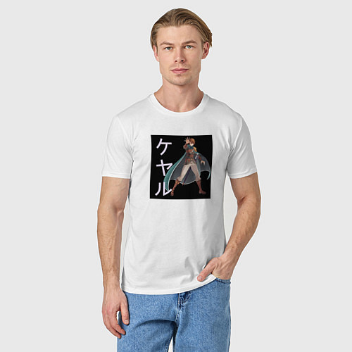 Мужская футболка Грозный Кэяру / Белый – фото 3