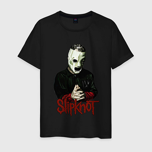 Мужская футболка Slipknot mask / Черный – фото 1