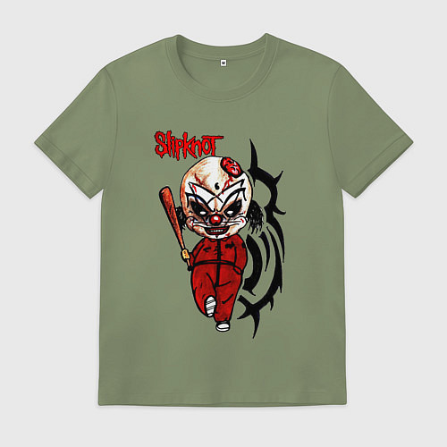 Мужская футболка Slipknot fan / Авокадо – фото 1