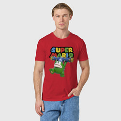Футболка хлопковая мужская Super Mario - Spike - Character, цвет: красный — фото 2