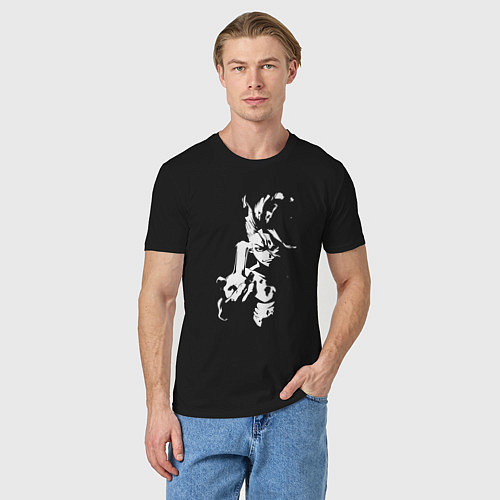 Мужская футболка Образ Сэнку Ишигами / Черный – фото 3