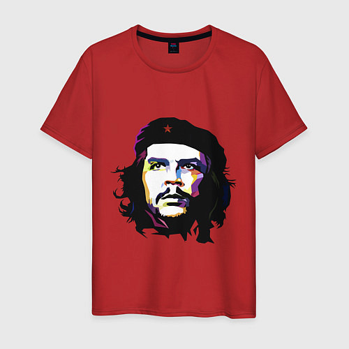 Мужская футболка Coloured Che / Красный – фото 1