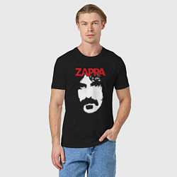 Футболка хлопковая мужская Frank Zappa, цвет: черный — фото 2