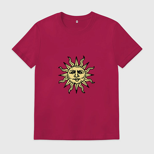 Мужская футболка Dark Souls - воины солнца / Маджента – фото 1