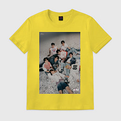 Футболка хлопковая мужская Stray Kids Maxident, цвет: желтый