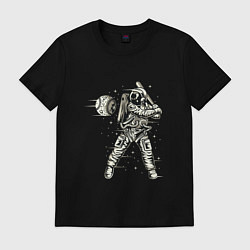 Футболка хлопковая мужская Космический бейсбол Space Baseball, цвет: черный