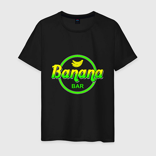 Мужская футболка Banana bar / Черный – фото 1