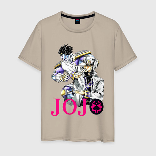 Мужская футболка Star Platinum stand of Jotaro Kujo / Миндальный – фото 1