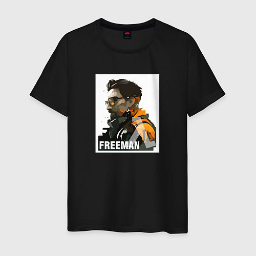 Мужская футболка Freeman hl2 / Черный – фото 1
