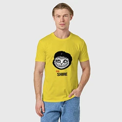 Футболка хлопковая мужская Che Shire, цвет: желтый — фото 2