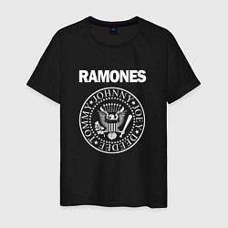 Футболка хлопковая мужская Ramones Blitzkrieg Bop, цвет: черный