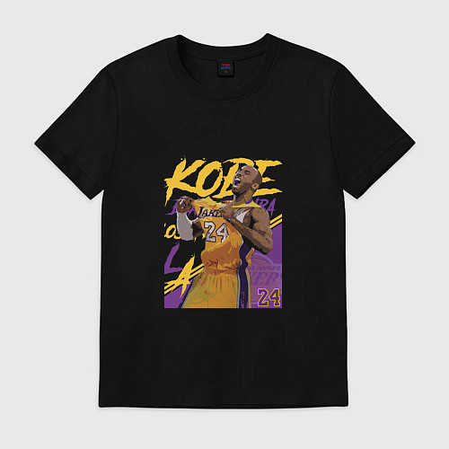 Мужская футболка Kobe champion / Черный – фото 1