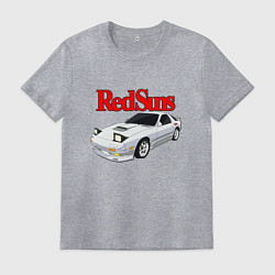 Футболка хлопковая мужская Red Suns, цвет: меланж
