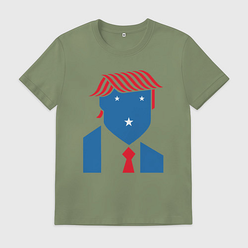 Мужская футболка USA Trump / Авокадо – фото 1