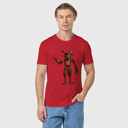 Мужская футболка Фокси зол / Красный – фото 3
