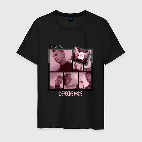 Мужская футболка Depeche Mode - Little 15 / Черный – фото 1