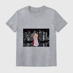 Футболка хлопковая мужская Токийские мстители ночной город, цвет: меланж